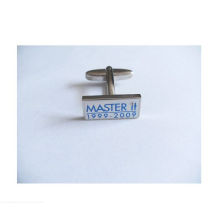 Mancuernas personalizadas de metal de mancuerna cuadrado cufflink (gzhy-xk-005)